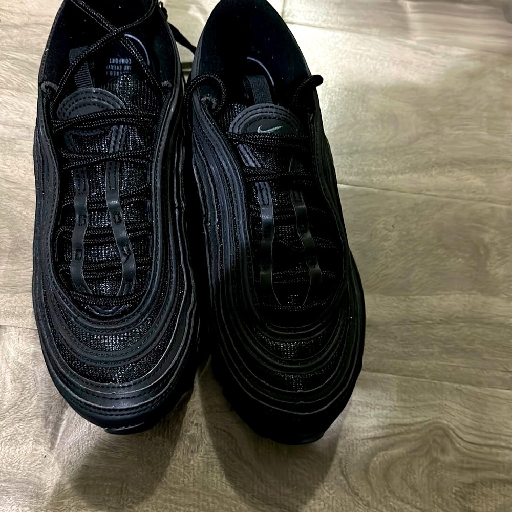 Nike Kids Air Max 97 OG Basketball Shoes, 7 Black